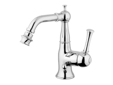 ASTON - Countertop single handle steel bidet mixer _ Gaia Mobili